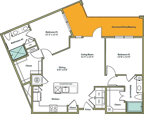 Floor plan B3-B