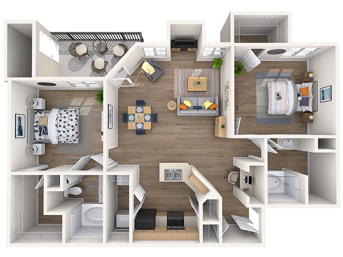 Floor plan B3