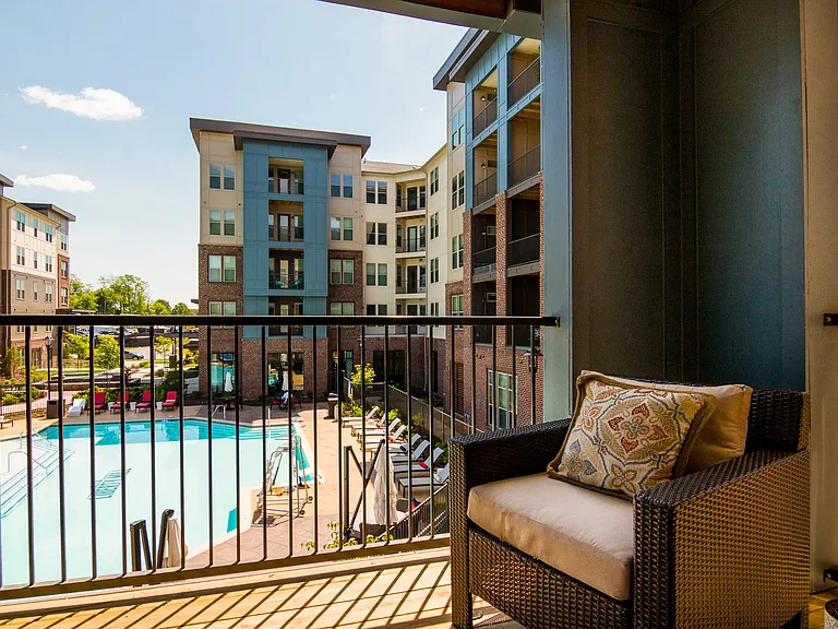 Private balcony