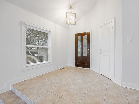 Front entry with coat closet