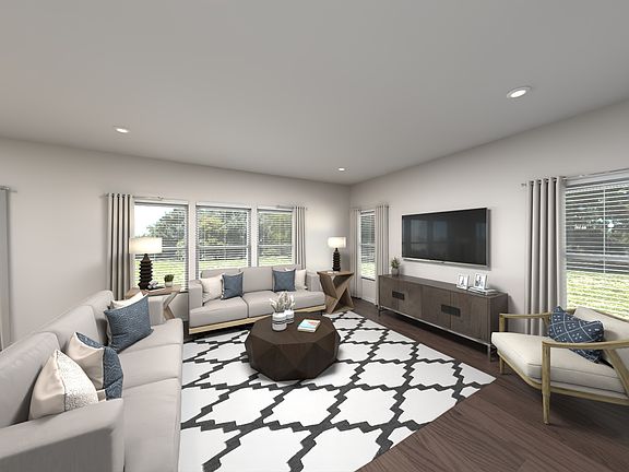 Enjoy family movie nights in the spacious great room.