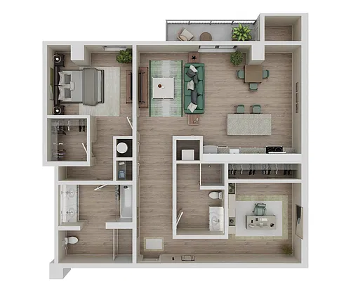 Floor plan A10-S - Renovated