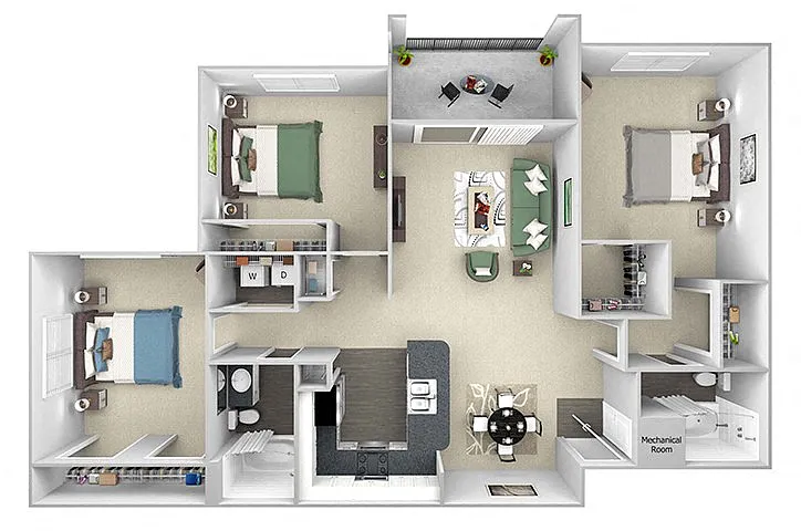 Floor plan C1 (Portofino)