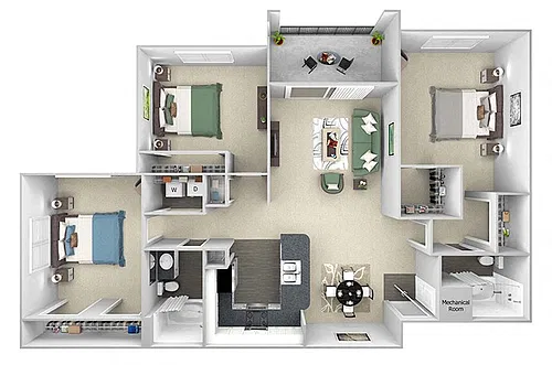 Floor plan C1 (Portofino)