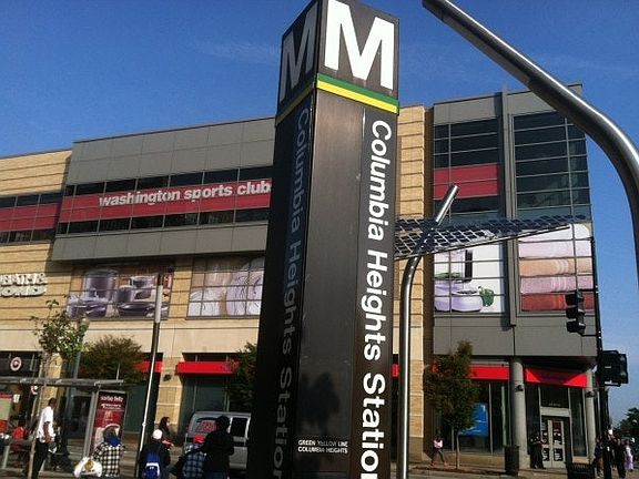 Columbia Heights Metro- 15 min walk away