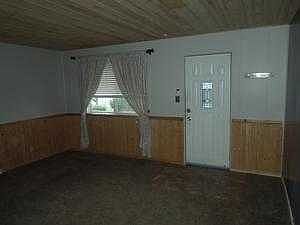 living room view to front door