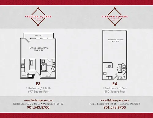 Floor plan E3 Studio