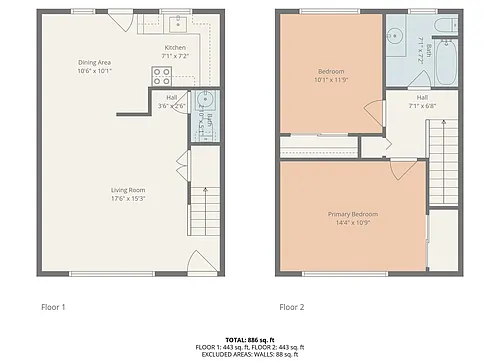 Floor plan 2X15