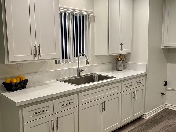 remodeled cabinets and recessed lighting