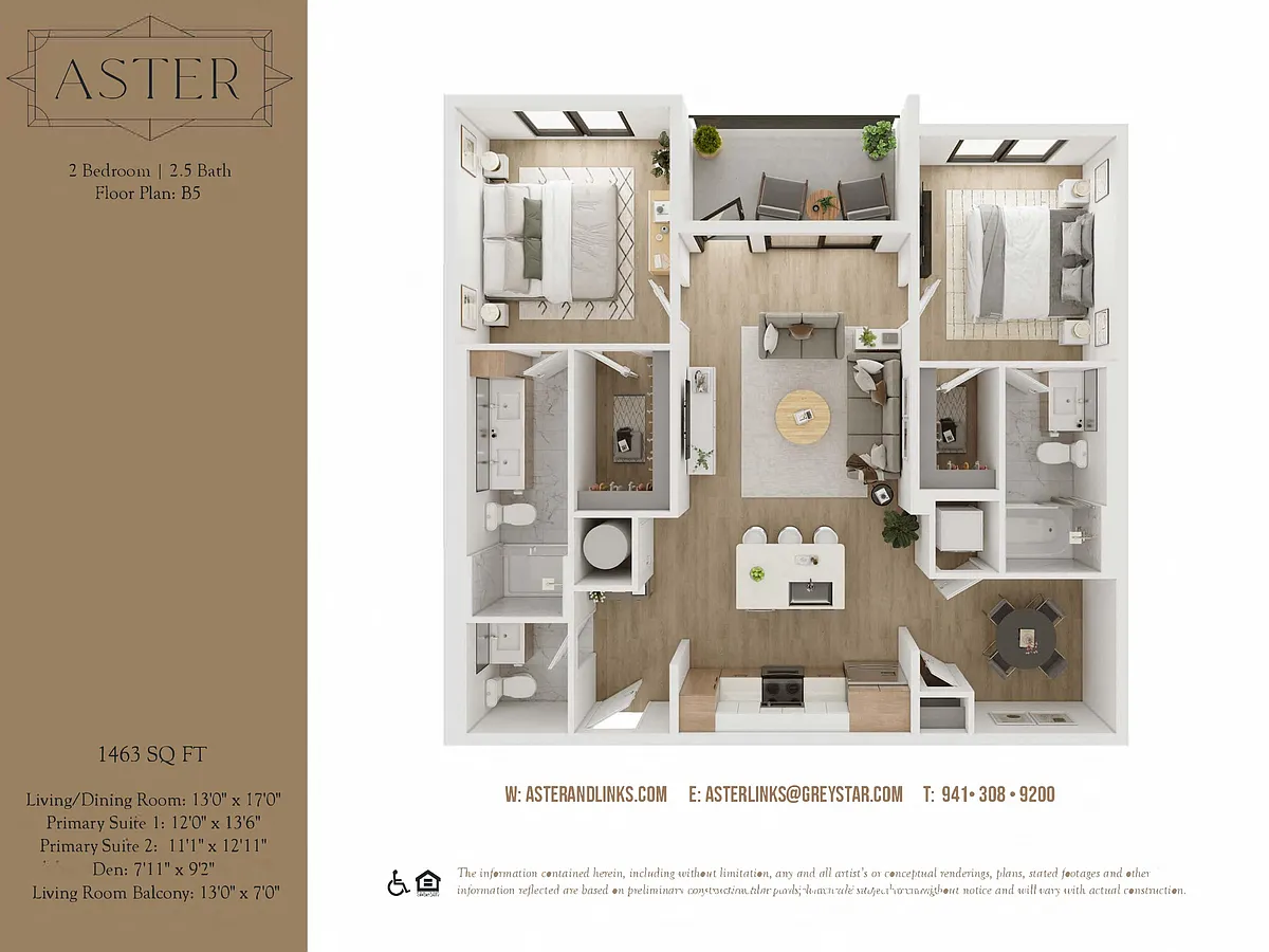 Floor plan Aster B5
