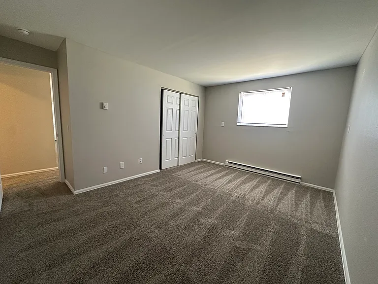 One Bedroom Renovated Bedroom with Two Closets