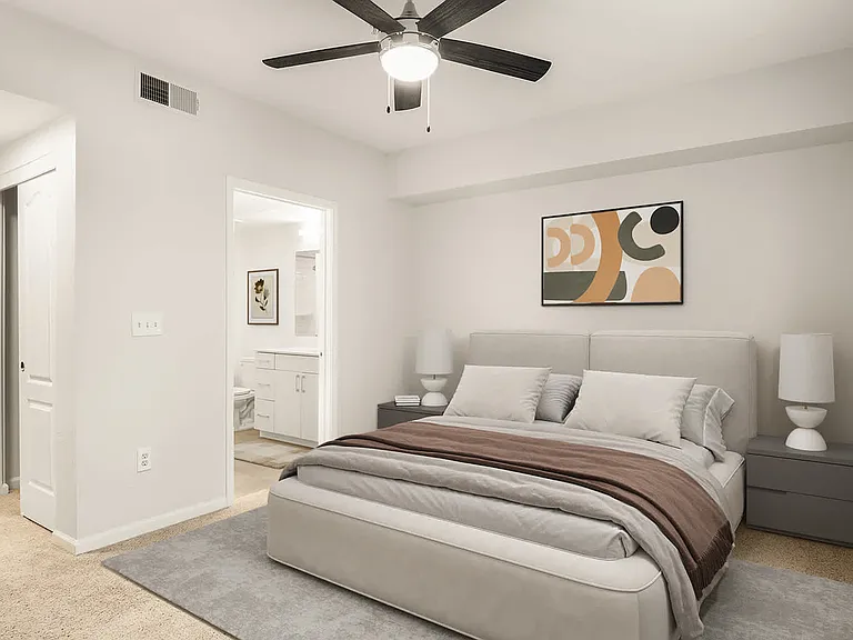 Carpeted Bedroom