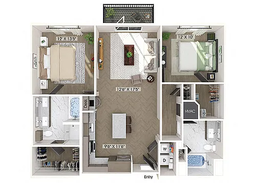 Floor plan B3