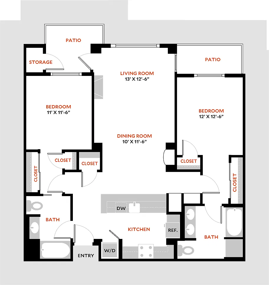 Floor plan Plan 2H