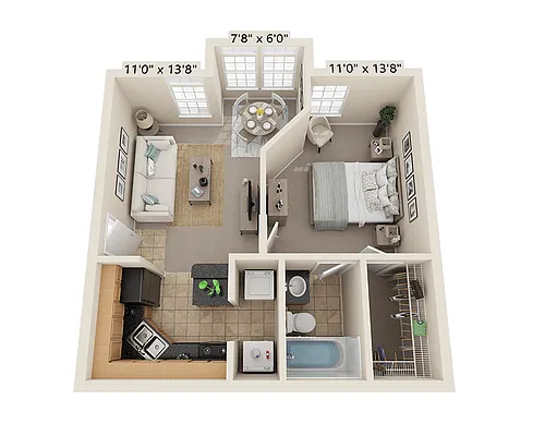 Floor plan Plan A1A