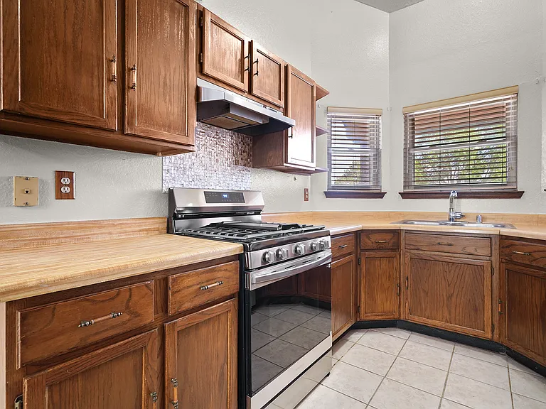 Kitchen with new appliances