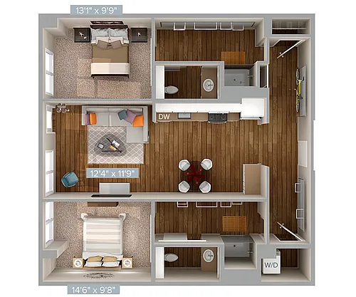 Floor plan B7V-1110