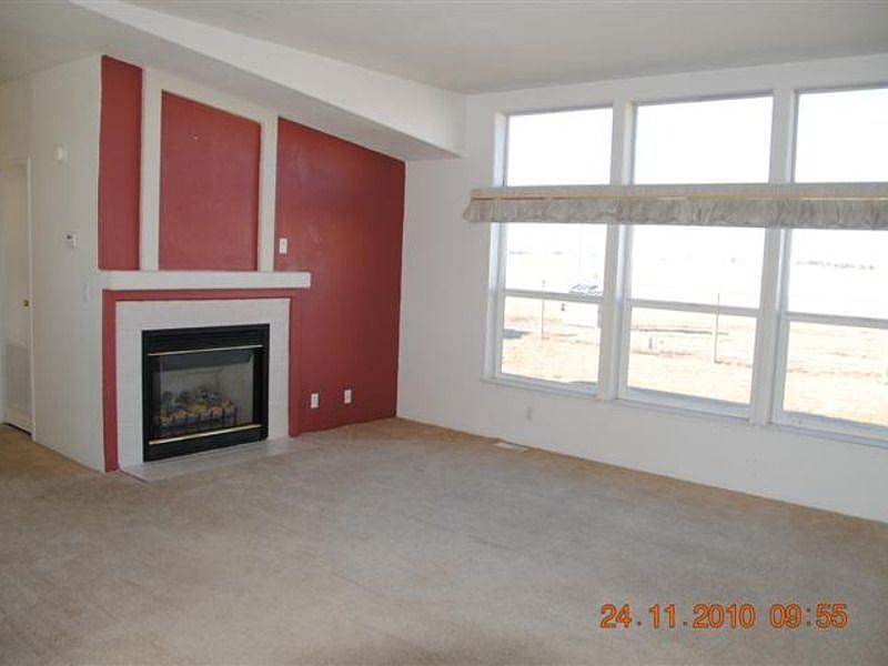 Living Room With Fireplace
