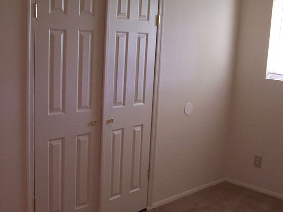 Master bedroom with 3' X 2' closet