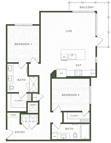 Floor plan B2a