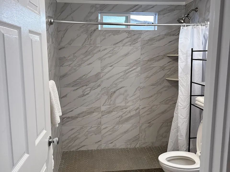 Newly renovated bathroom