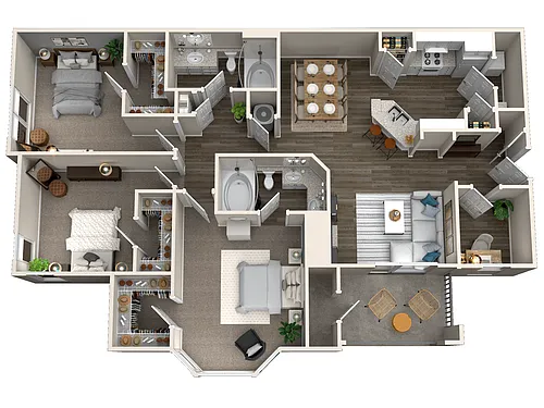Floor plan C1 Den