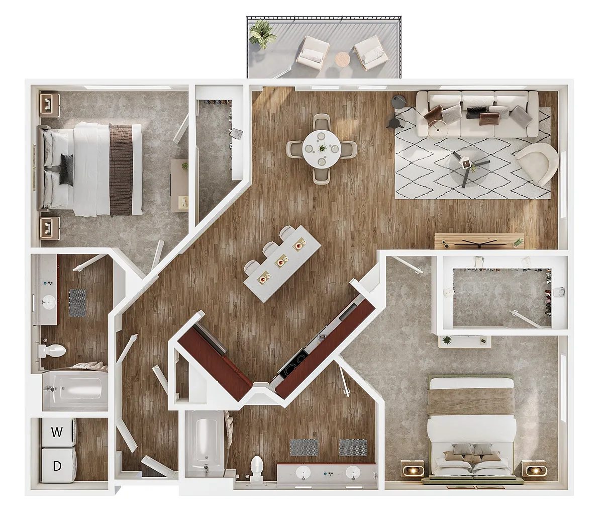 Floor plan B2E - Bell Lancaster