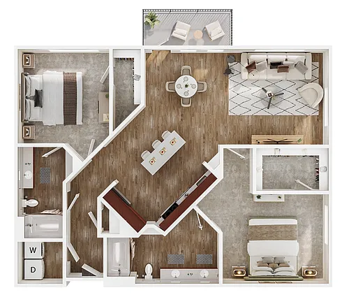 Floor plan B2I - Bell Lancaster