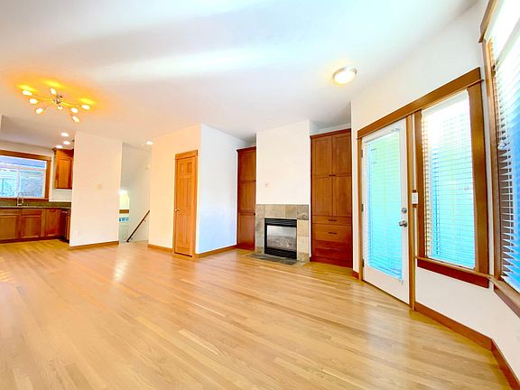 Main Floor - Living Room Gas Fireplace & Custom Built-Ins