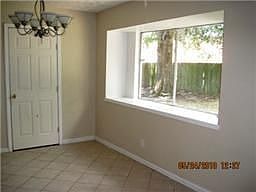 Breakfast area with tile floors.