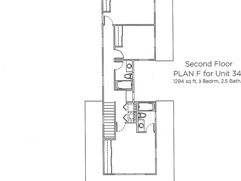 Second Floor Plan _ 1,294 sq. ft. Second Floor Plan _ 1,294 sq. ft.