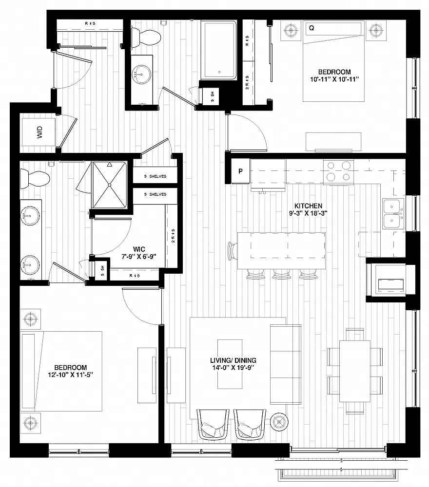 Floor plan Vincent