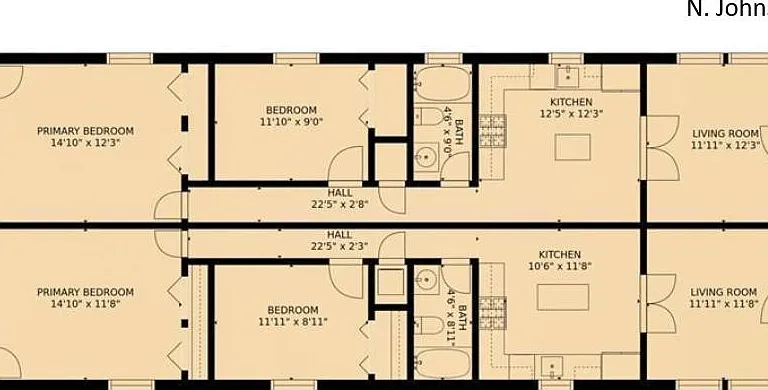 Foot print of duplex