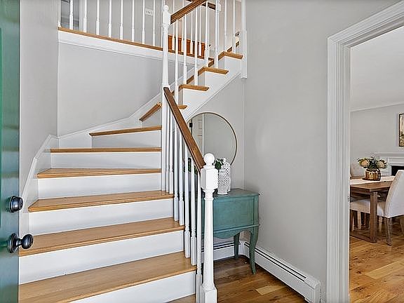 Stairs up to the unit