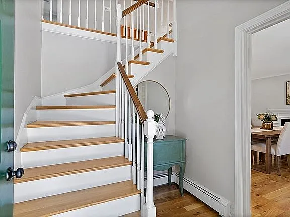 Stairs up to the unit - 111 Groton School Rd