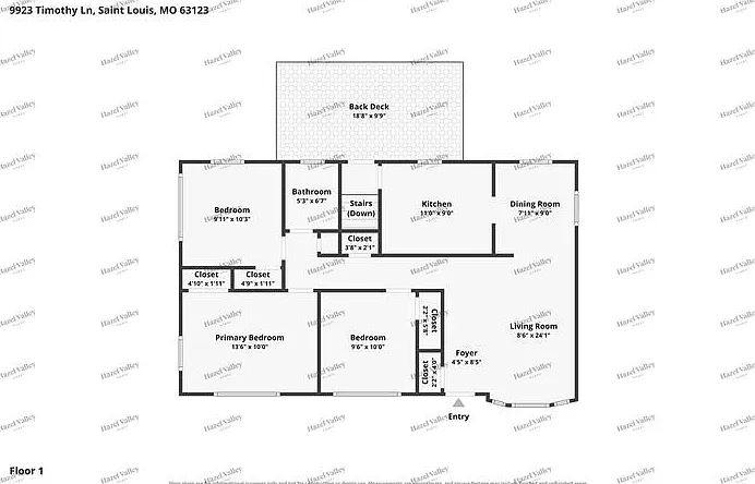 3 bed, 2.0 bath, 960 sqft, $1,995 — Photo 2