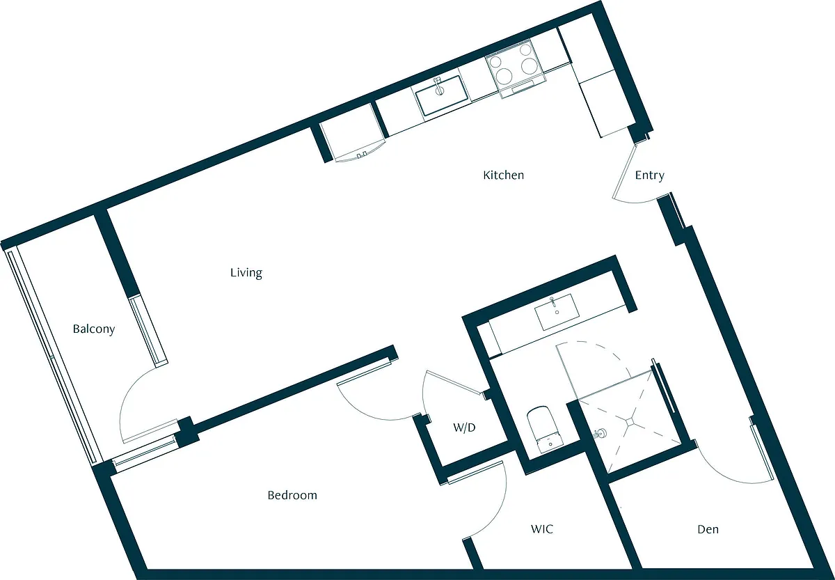 Floor plan A10 Den
