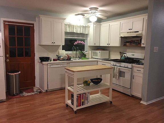 Kitchen, view from the living room