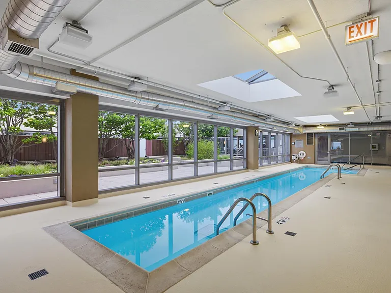 Roof top pool and spa.
