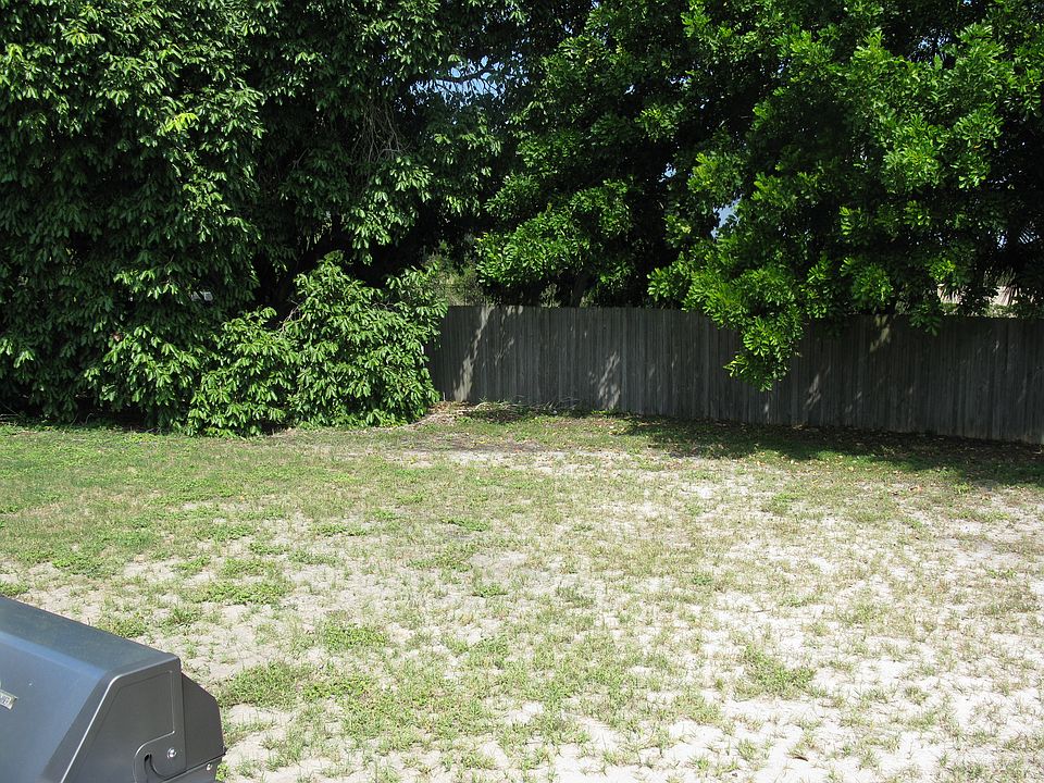 Large backyard