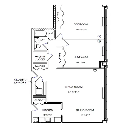 Floor plan B3