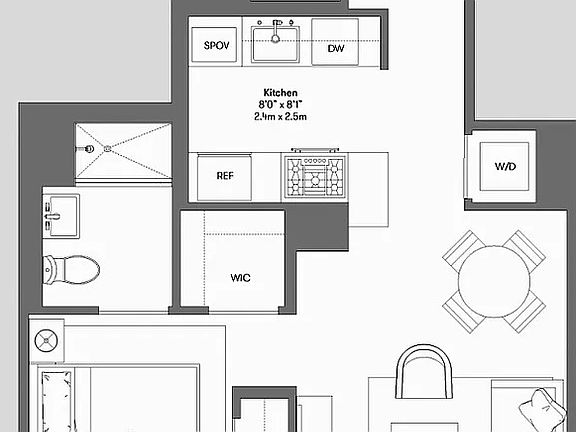 2nd image of 460 W 42nd St #Penthouse 4h