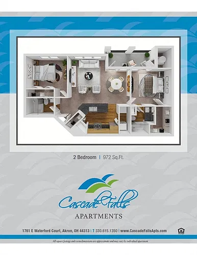 Floor plan Two Bedroom