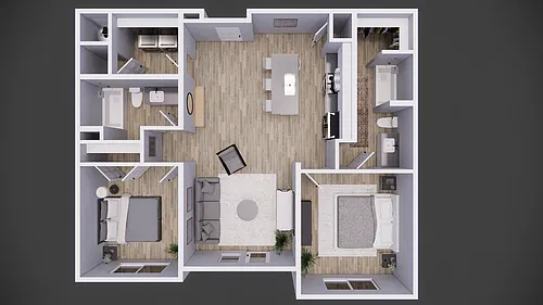 Floor plan 2X2