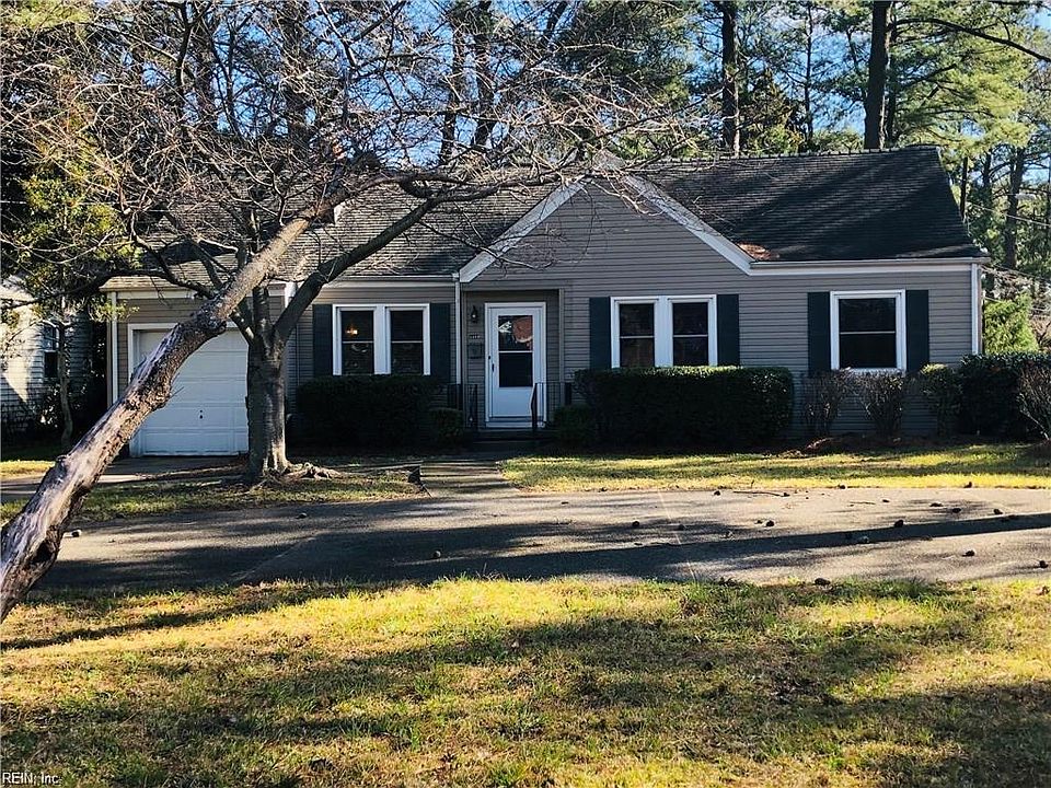 Front of the house offers 2 entrances off of Granby Street for easy access to Granby Street.