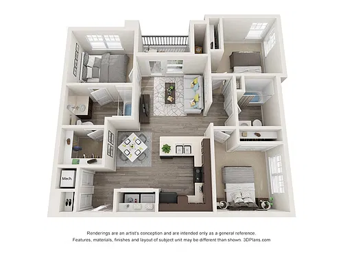Floor plan C1