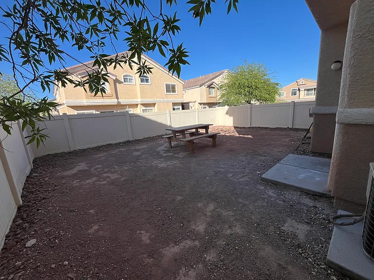 Backyard view