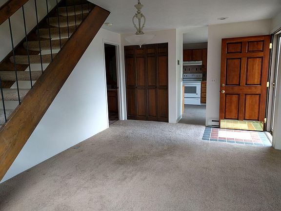 Large entry closet, lower bath with w/d to the left.