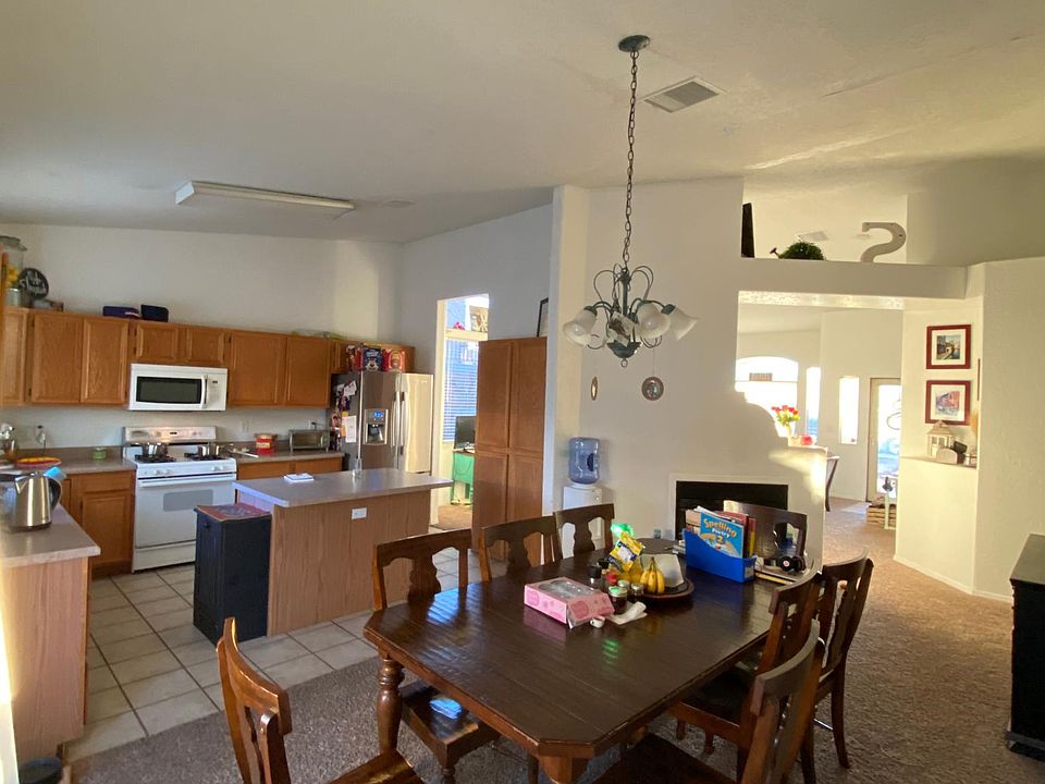 dining room and kitchen