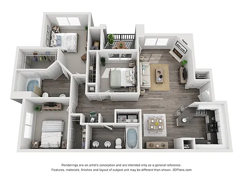 Floor plan The Redwood